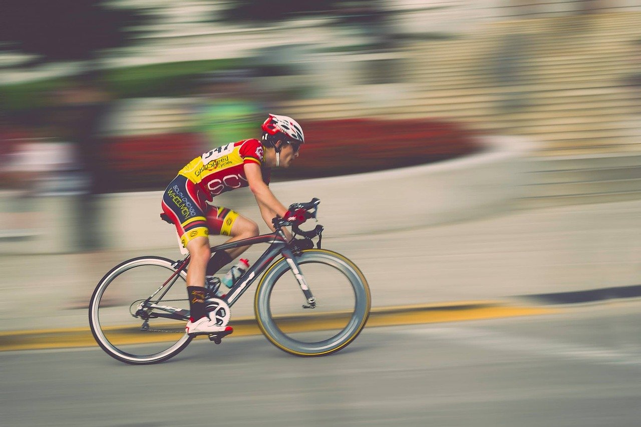 Radfahrer und Events